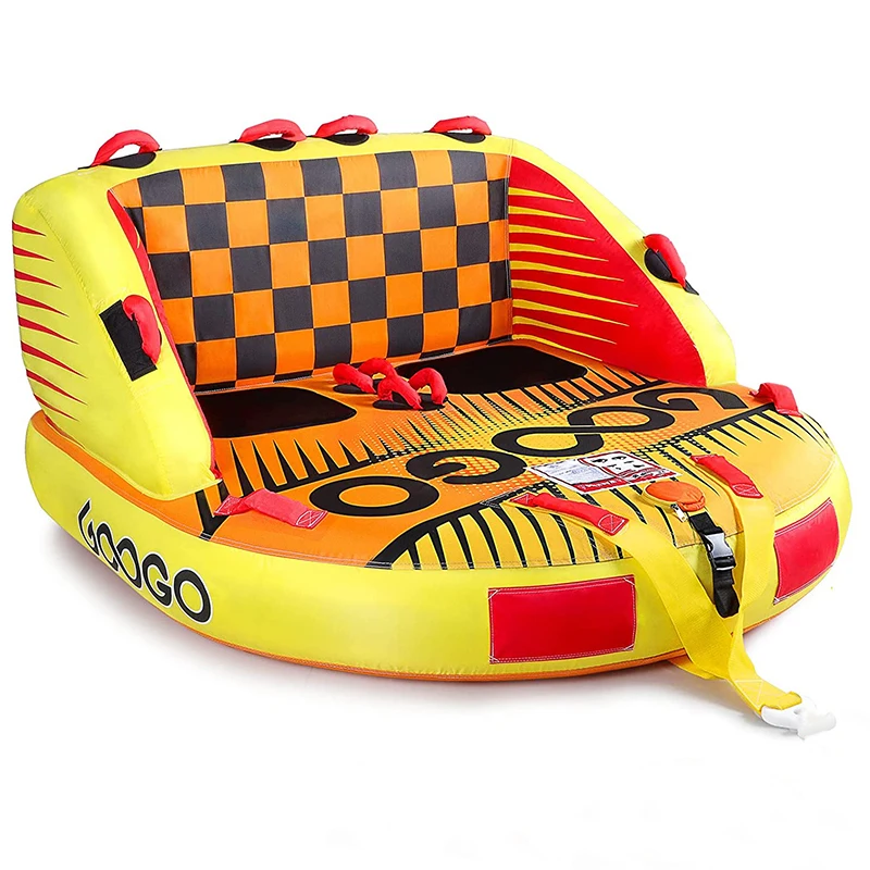 Inflatable Towel Tube Sofa for Water Sports, Durable, 2 Person