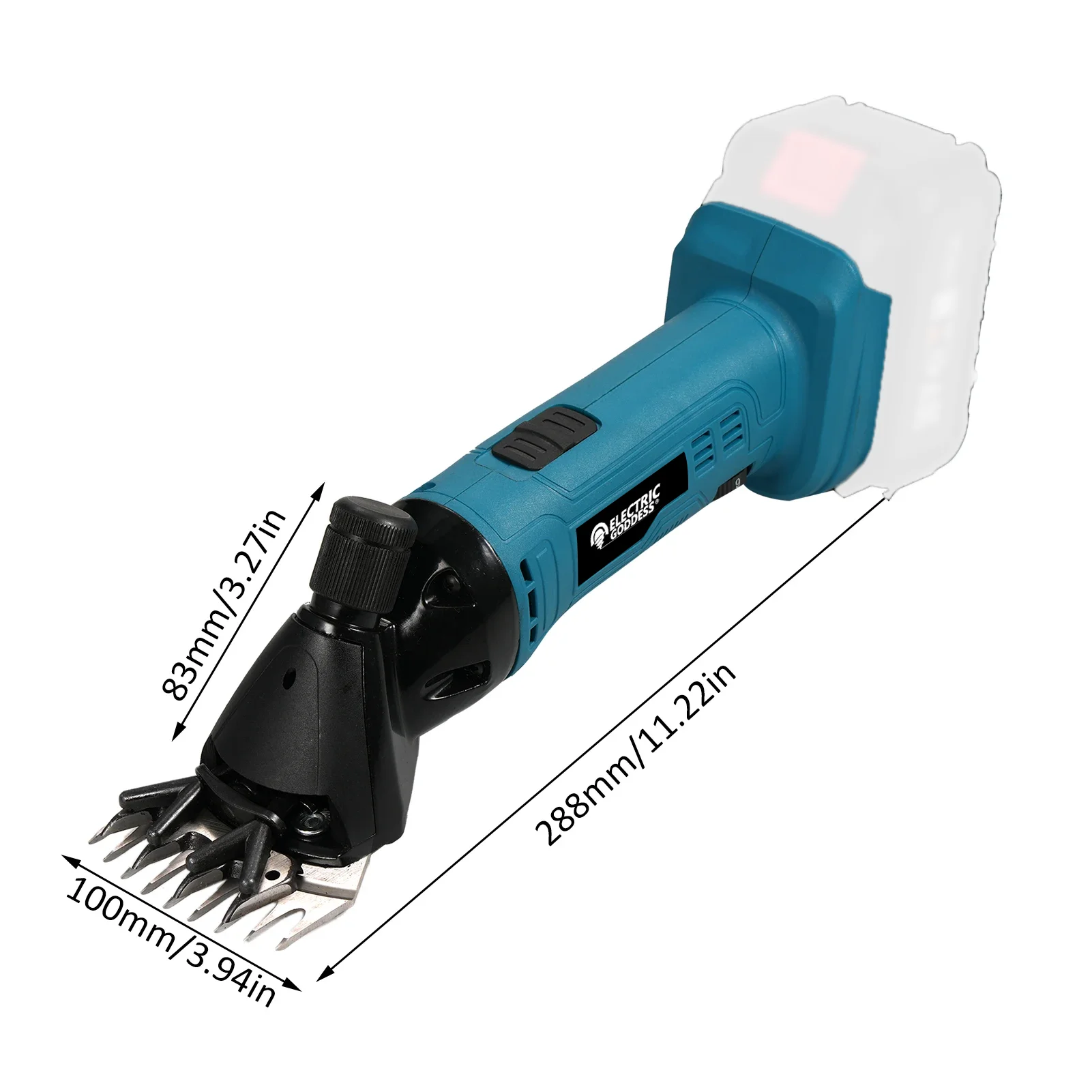 Electric Goddess DJD004 300W 2400RPM Electric Wool Shears Machine Goat Scissors Sheep Shearing Supplies Cut For Makita Battery