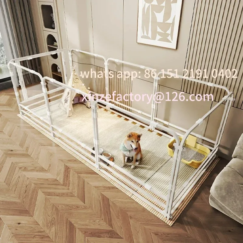 

Customizable Pet Fence, Indoor Dog Cage
