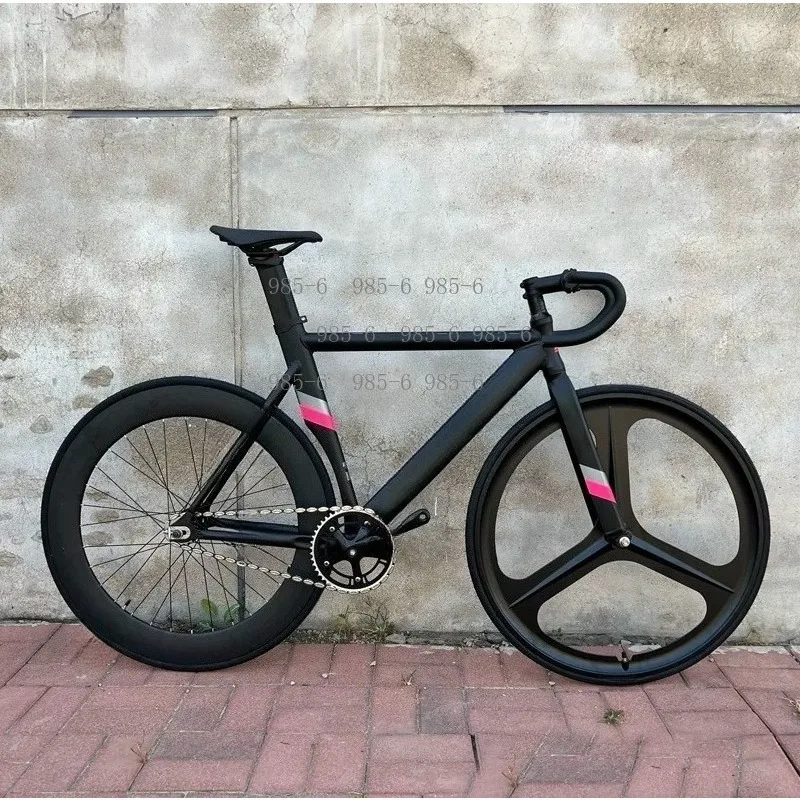 Aluminum Alloy Fixed Gear Bicycle Single Speed Design for Outdoor Racing Competition