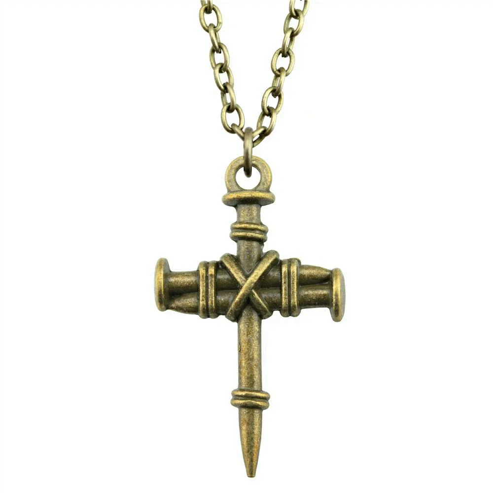 قلادة طويلة قلادة التخرج 45 سنتيمتر أو 70 سنتيمتر سلسلة طويلة زوجين قلادة الصليب تعويذة #6