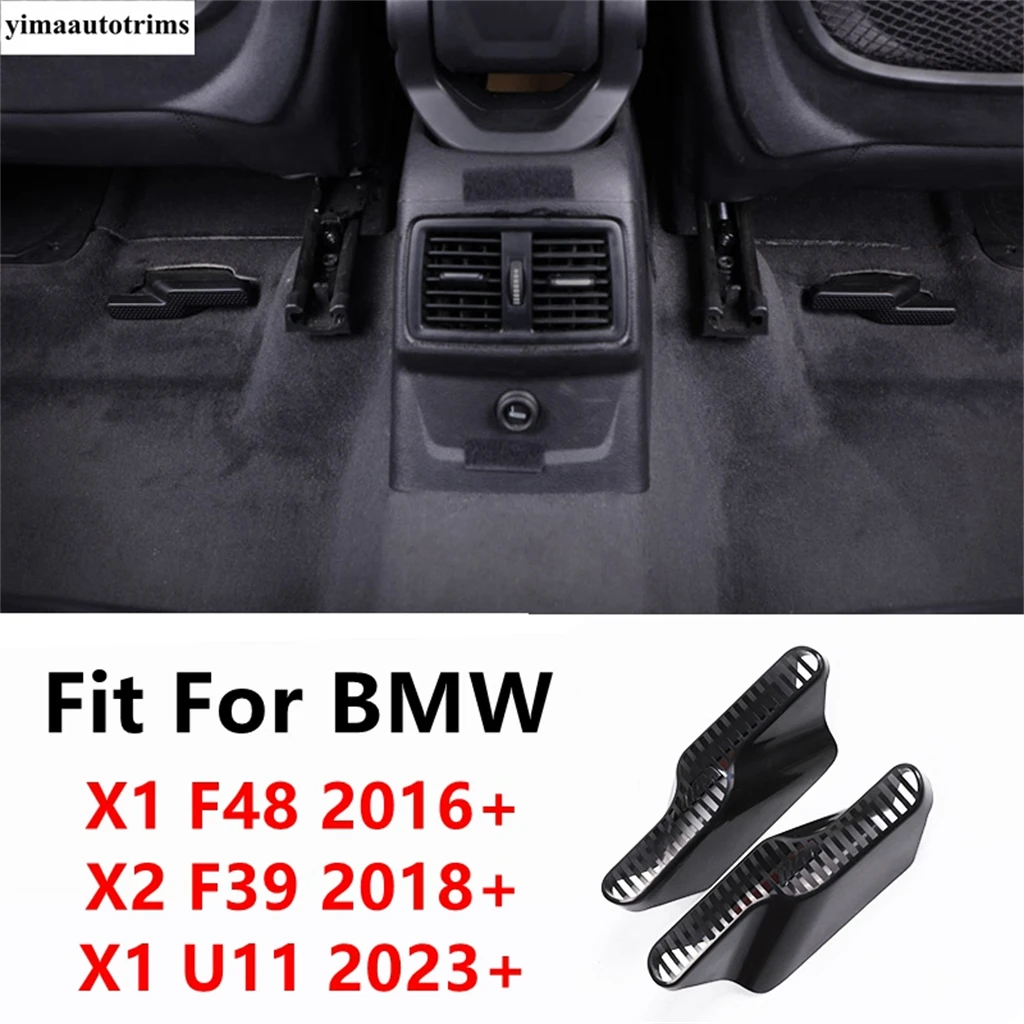 

Under Seat Floor Air AC Outlet Vent Dust Cover Accessories For BMW X1 F48 2016 - 2021 / X2 F39 2018 - 2022 / X1 U11 2023 2024