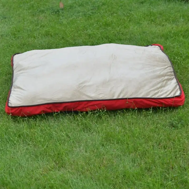 

RED Dog Cat Soft Pet Bed w Waterproof Lining, Removal Color, Non Skid Base