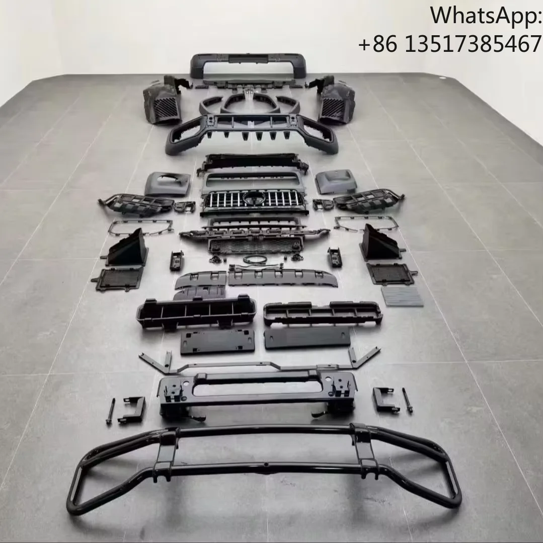 

Grill Front Rear Bumper Upgrade Full Body Kit With Bull Bar for Mercedes Benz G Class W464 2019-2024 to W465 2025+ AMG
