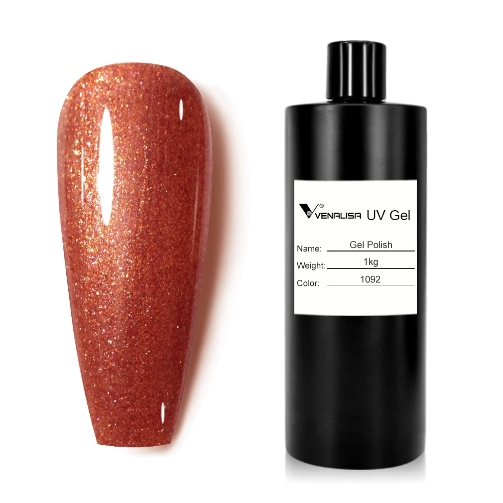 Venalisa Jelly Color Construction Gel Transparant Roze 1l Volume Doordrenken Van Opgeheven Semi-Permanente Zelfnivellerende Pastelgellak