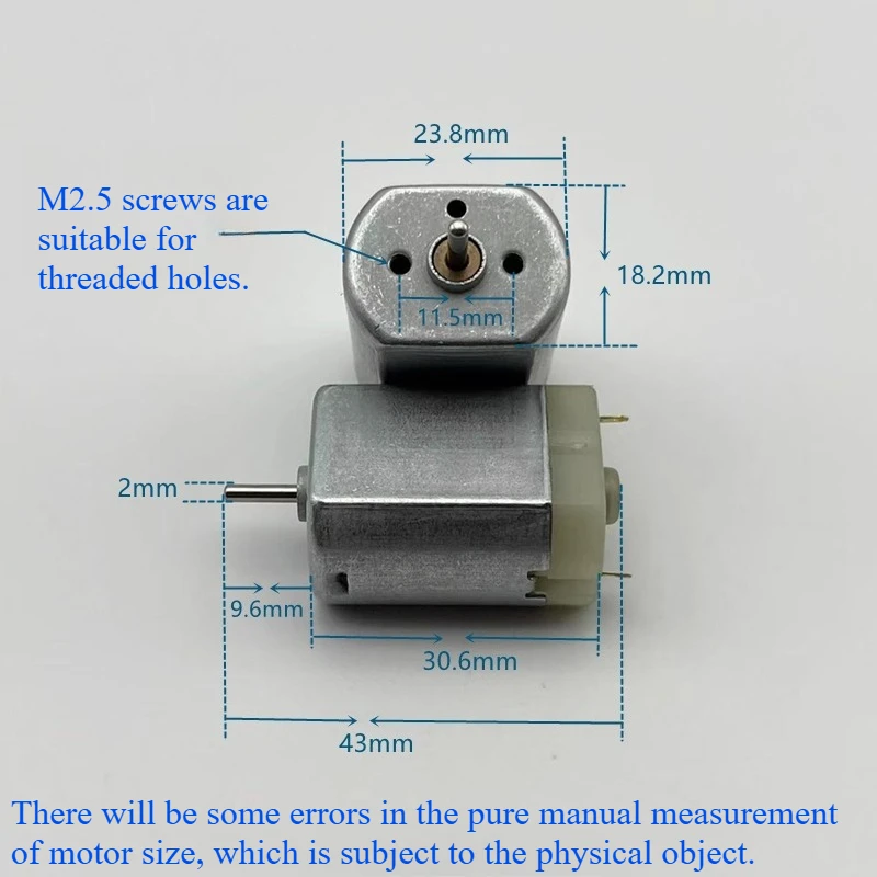 FK280 DC motor 3 V-12 V hoog koppel en sterke magnetische koolborstel speciale motor voor elektrische slijppen/grinder graveerpen