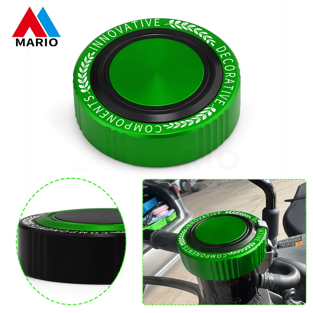 

Motorcycle Accessories Brake Fluid Reservoir Tank Oil Cup Cap Cover For N inja ZX6R 2007-2024 N inja ZX636 2024