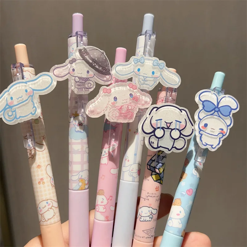 48 قطعة Kawaii الكرتون الحيوان جل أقلام القرطاسية اليابانية جرو أقلام لكتابة القط مكتب الملحقات اللوازم المدرسية بالجملة