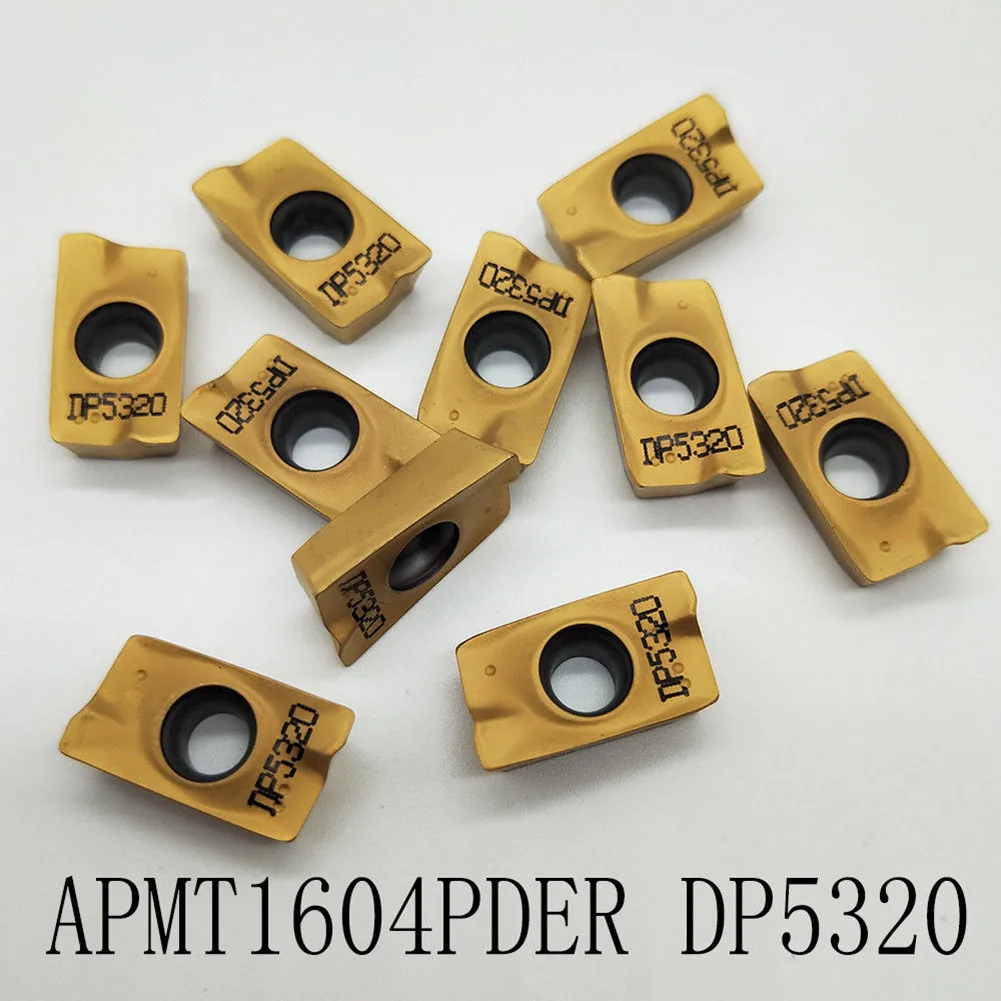 10pcs APMT1604PDER DP5320 Milling Carbide Inserts For Steel BAP 400R Cutter Indexable Turning Tool Holder CNC Machine Parts