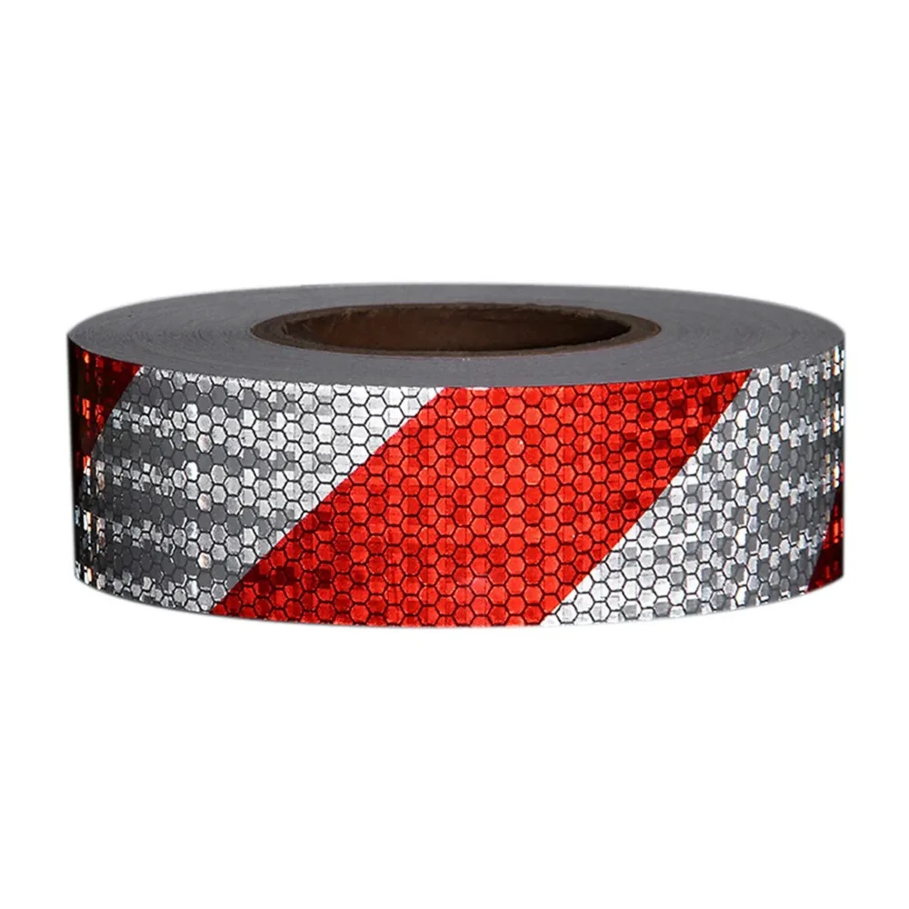 1 Rolle selbstklebendes reflektierendes Klebeband – gut sichtbarer Sicherheitswarnstreifen für die Verwendung von Fahrradhelmen, Taschen und Kleidung im Auto