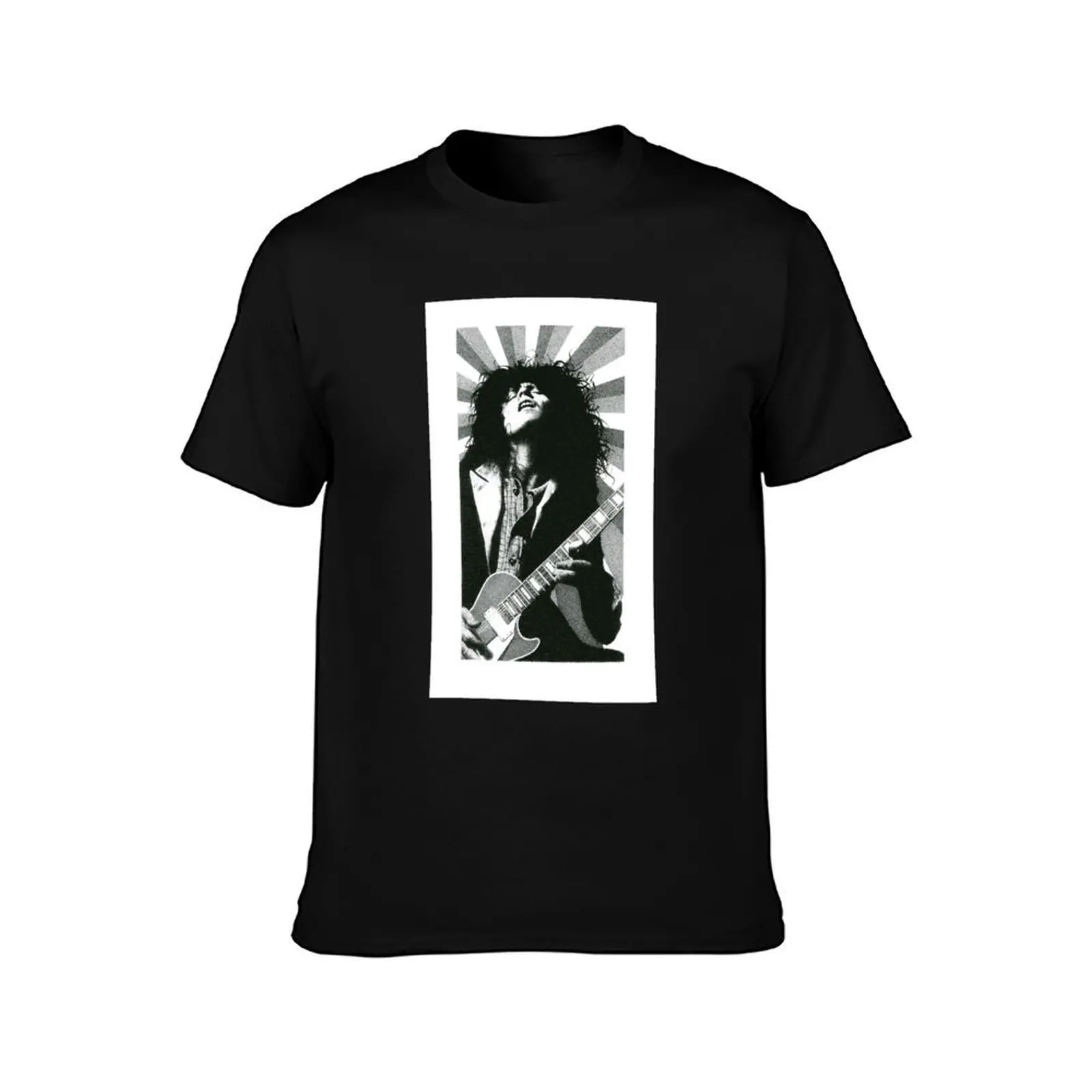Marc Bolan art print T-Shirt Plus Size Workout Short Sleeve Top T-Shirt