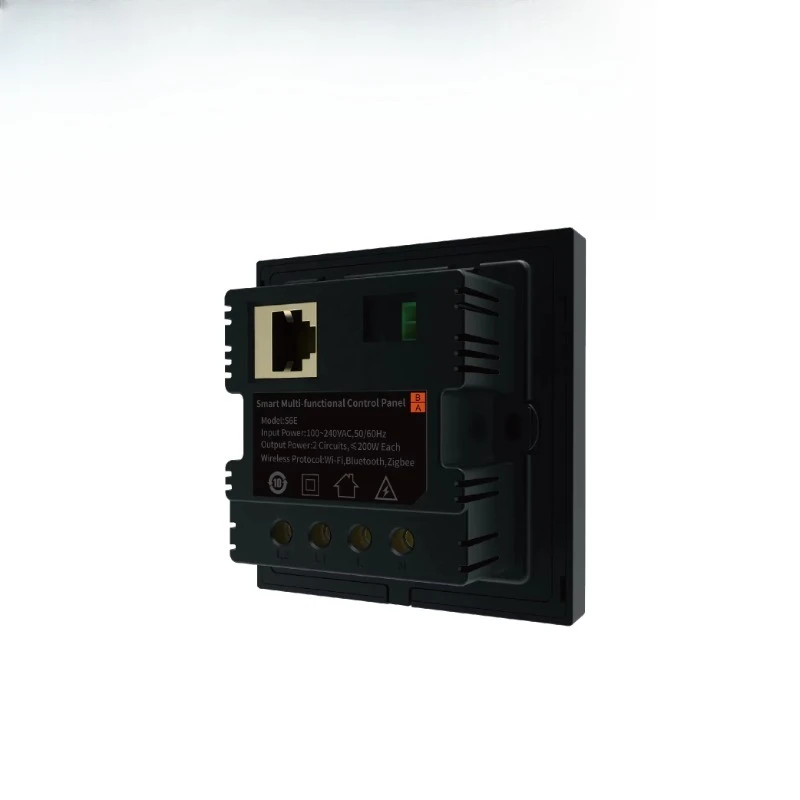 

S6PE-NZ ODM Firmware Wireless 4'' Smart Home PoE Touch Panel Screen Control Switch Android Operation System WiFi Feature