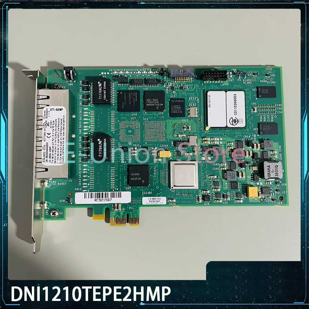 DNI1210TEPE2HMP ET GEMP4 50-0108-04 PCI-E IP Voice Card Works Perfectly