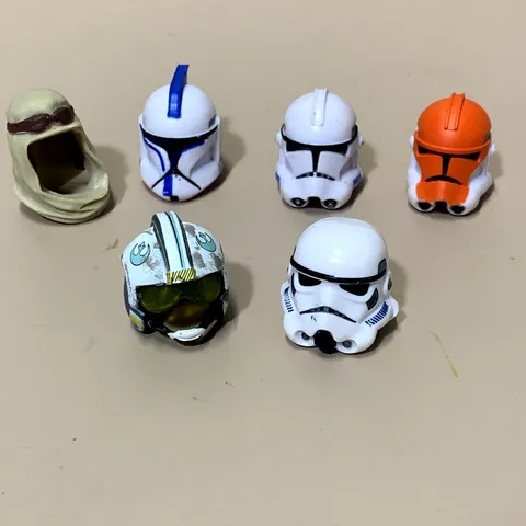 Лот шлемов и плащей, подходит для 6-дюймовых фигурок солдата Джо из Star Wars Black Series, клона, солдата-пилота, Лэндо, сменные аксессуары топ 8 клон черной серии - №2
