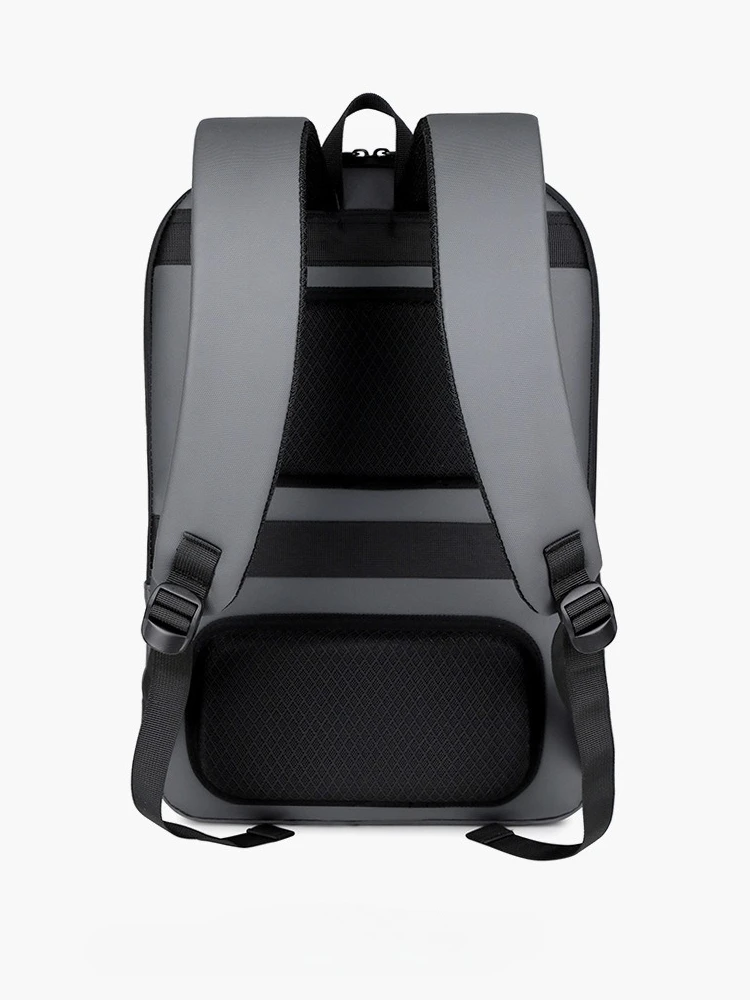 New Model Business Men's Double-shoulder Bag - Large Capacity Expandable Computer Bag - Multi-functional Waterproof Schoolbag