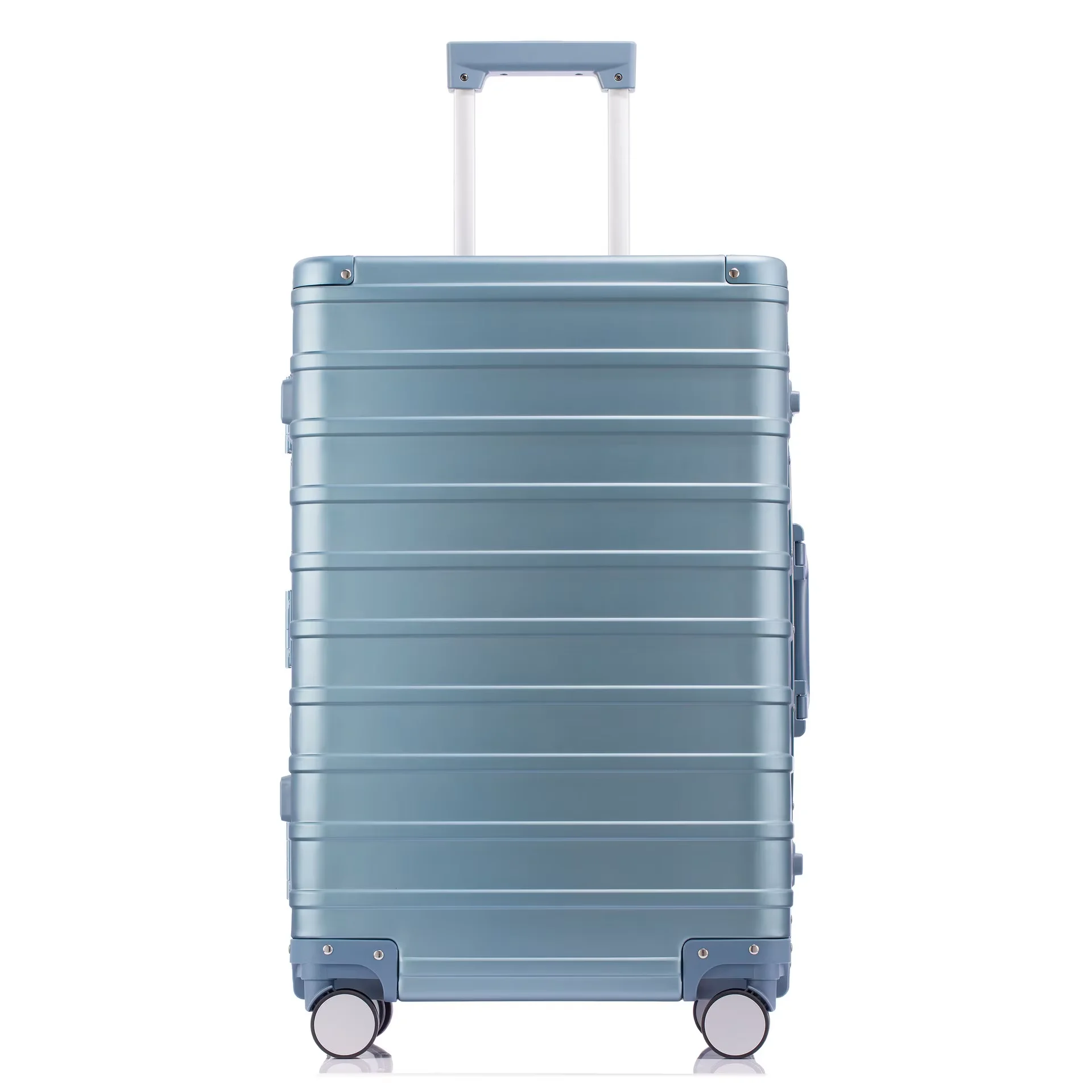 

100% Aluminium Suitcase Spinner Wheels Hardside Luggage Carry-on Cabin Trave Case Quality Metal Suitcase on Wheels 20/24/29 inch