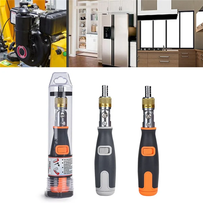 10 em 1 chave de fenda catraca s2 liga de aço 190x30mm multi-ângulo chave de fenda profissional portátil ferramentas manuais (laranja)