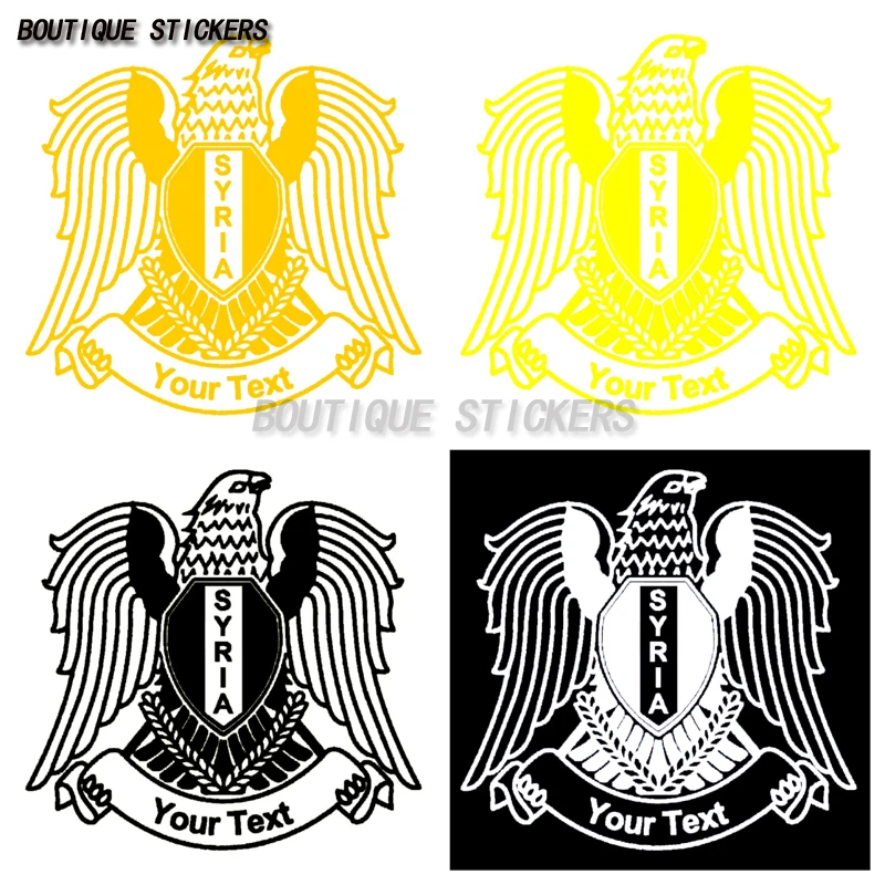 

Cutom MadeVinyl Decal Coat of Arms of Syria Sticker Waterproof Accessories on Bumper Rear Window