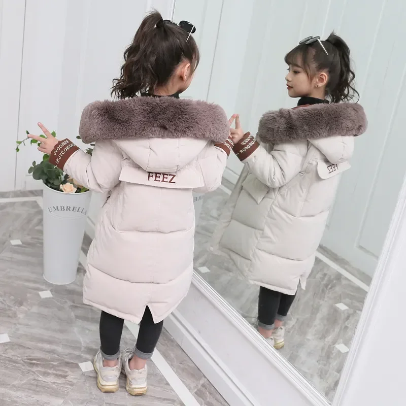 Winter Jacket for Girl New Fashion Autumn Winter Jacket Kids Hooded Coat Children Snowsuit Down Cotton Clothes Outerwear Parka
