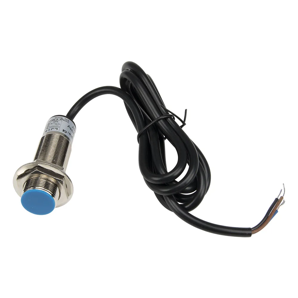 M18 5Mm Sensor Penginderaan DC 6-36V NPN PNP NO NC LJ18A3-5-Z/BX Oleh AX AY Silinder Sensor Jarak Induktif