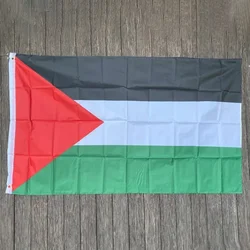 Bandera de Palestina colgante de poliéster, cartel de Gaza para decoración, banderas nacionales de Palestina, 60x90cm, 90x150cm