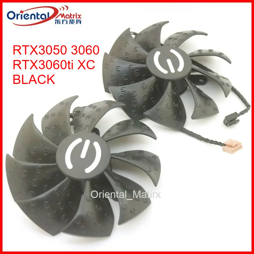 

2 шт./лот PLD09220S12HH 86 мм DC12V 0,55A 4-контактный вентилятор графического процессора для EVGA RTX3060ti RTX3050 RTX3060 XC черный вентилятор охлаждения видеокарты
