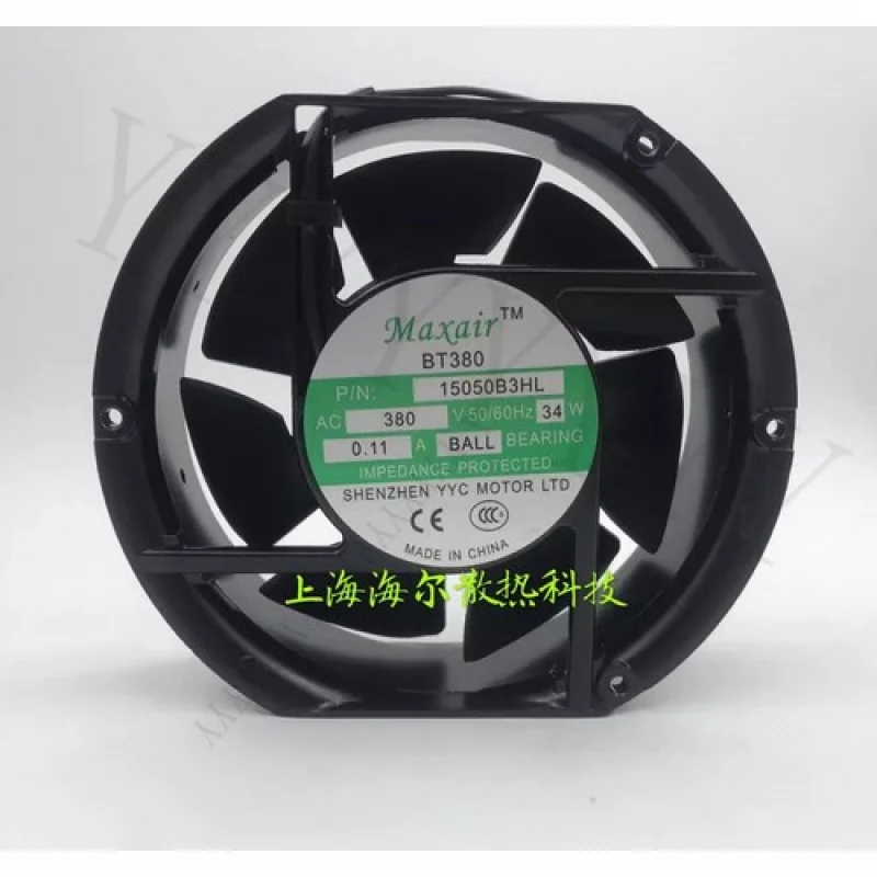 Y + PARA Maxair BT380 15050B3HL AC380V 34W 0,11A Ventilador de refrigeração