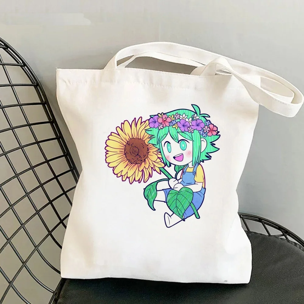 Omori tote bag shopper y2k totebag grocery torba na zakupy femme