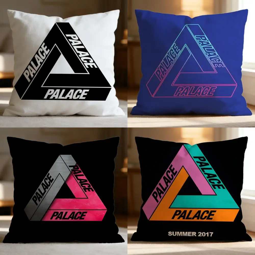 Hot P-Ppalace skateboardses Cushion Cover Soft Washable Pillow Case Multi-Scene for Couch Bed Travel Office Use