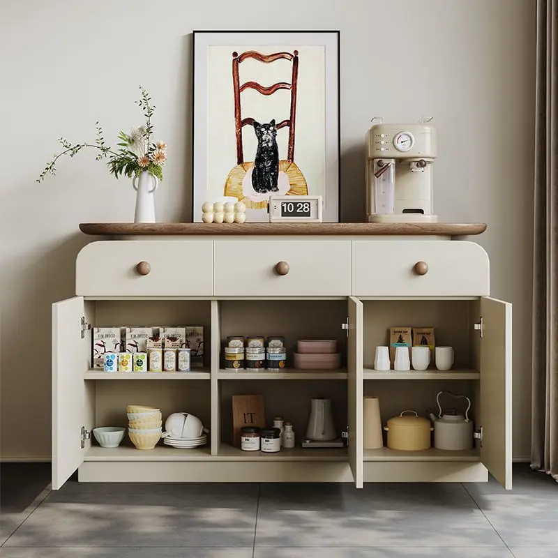 Sideboard, pantry, kitchen storage, dishes, cutlery, wall, home living room, floor-to-ceiling solid wood