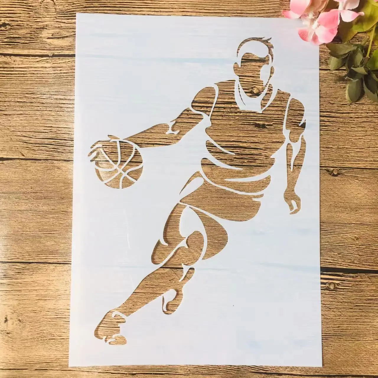 

Трафареты A4 29 см для баскетбольных видов спорта, «сделай сам», Настенная картина, Искусственный Декоративный шаблон