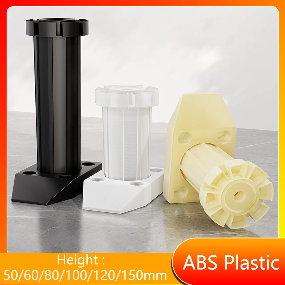 Adjustable Height Cupboard Feet and Cabinet Legs for Kitchen and Bathroom 50/60/80/100/120/150mm Heavy-Duty Cabinet Levellers
