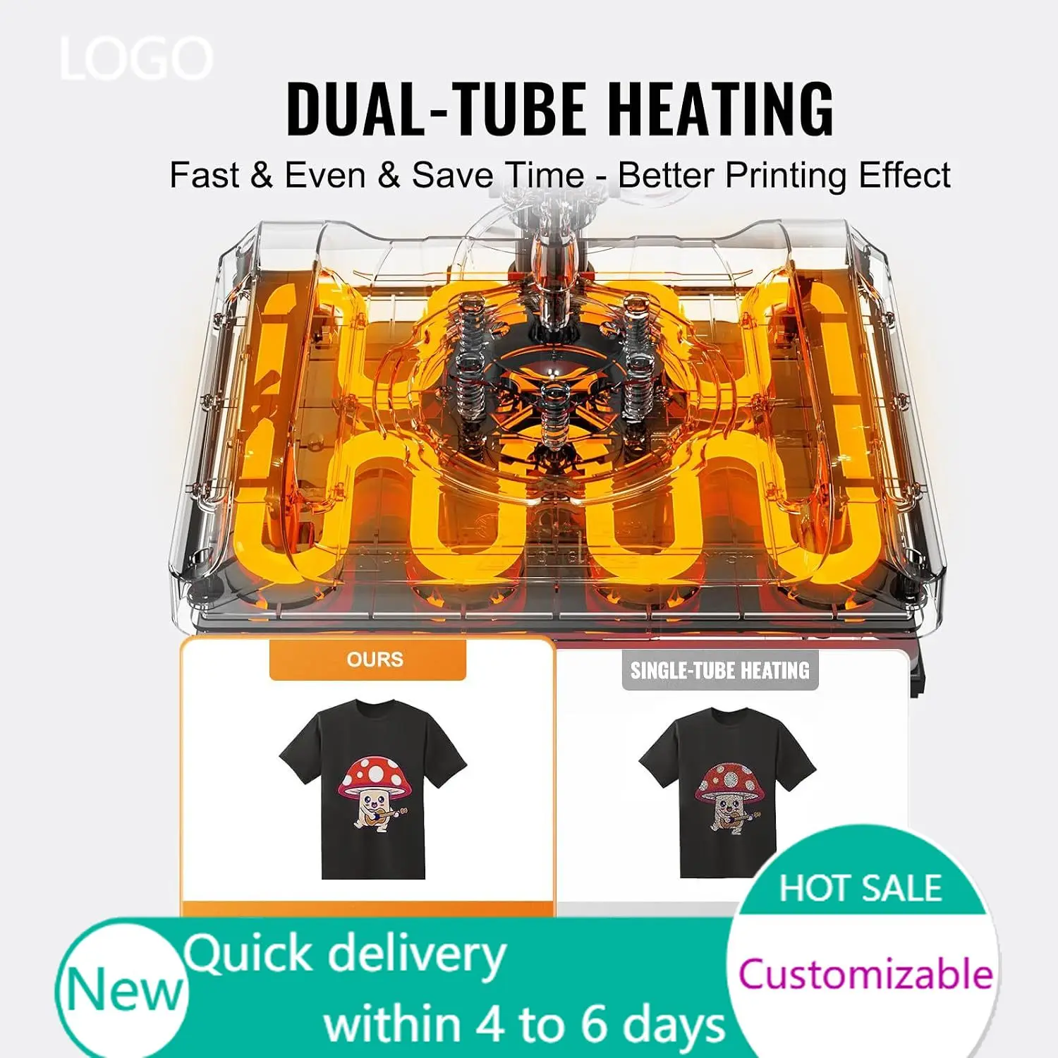 Pro 15x15 Heat Press with 30 OZ Tumbler Attachment, 8in1 Combo Tumbler Hat Heat Press for T-Shirts, Tumblers Glass Cans Mugs