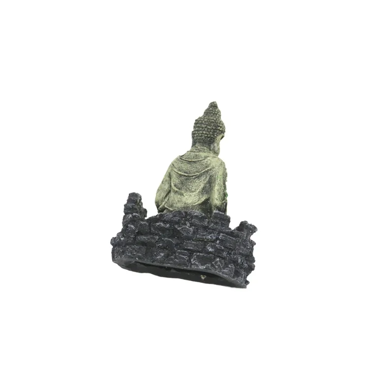 Aquarium Buddha Statue Decorations - Aquarium Decor Ornament Fish Tank Buddha Statue Decoration