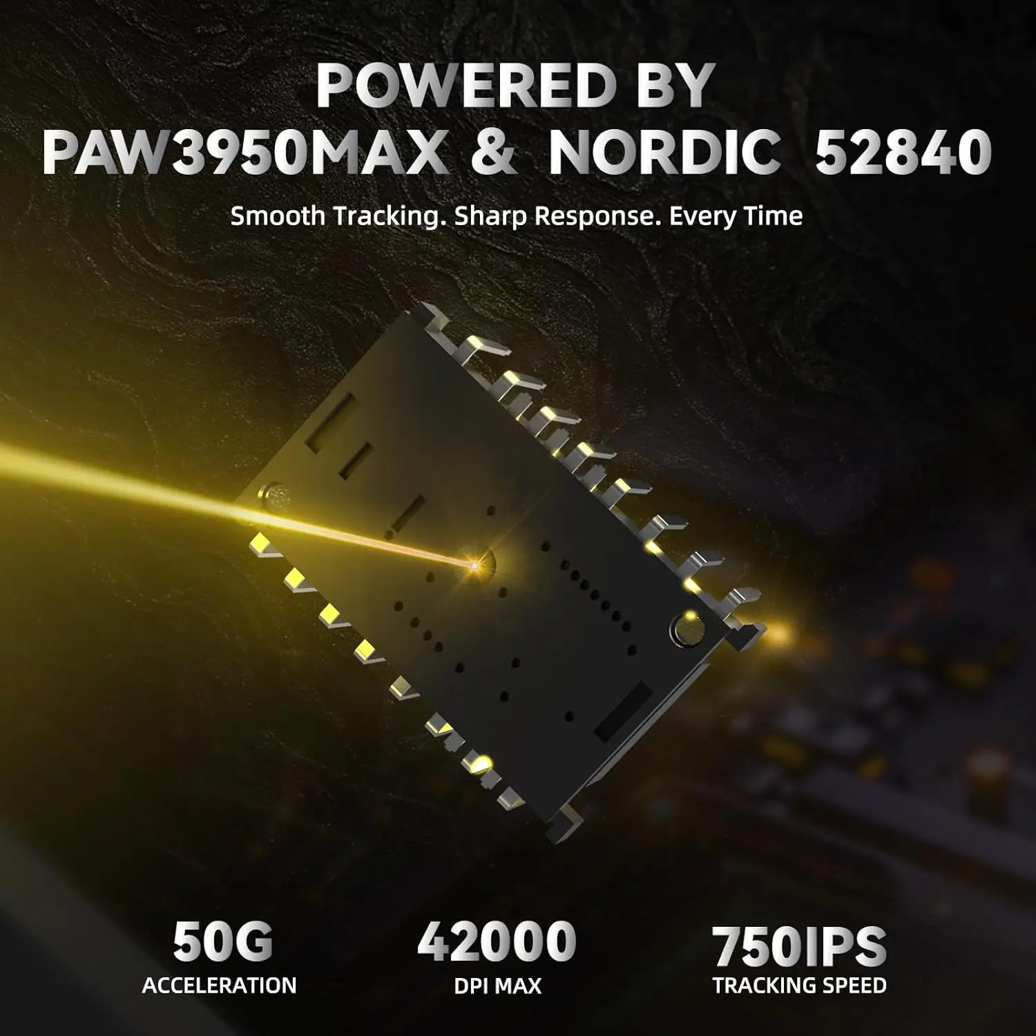 ATTACK SHARK R11 Ultra 8K Carbon Fiber Wireless Gaming MousePAW3950 42000 DPI MAX SensorNordic 52840 MCU Chip Wirelss Mouse