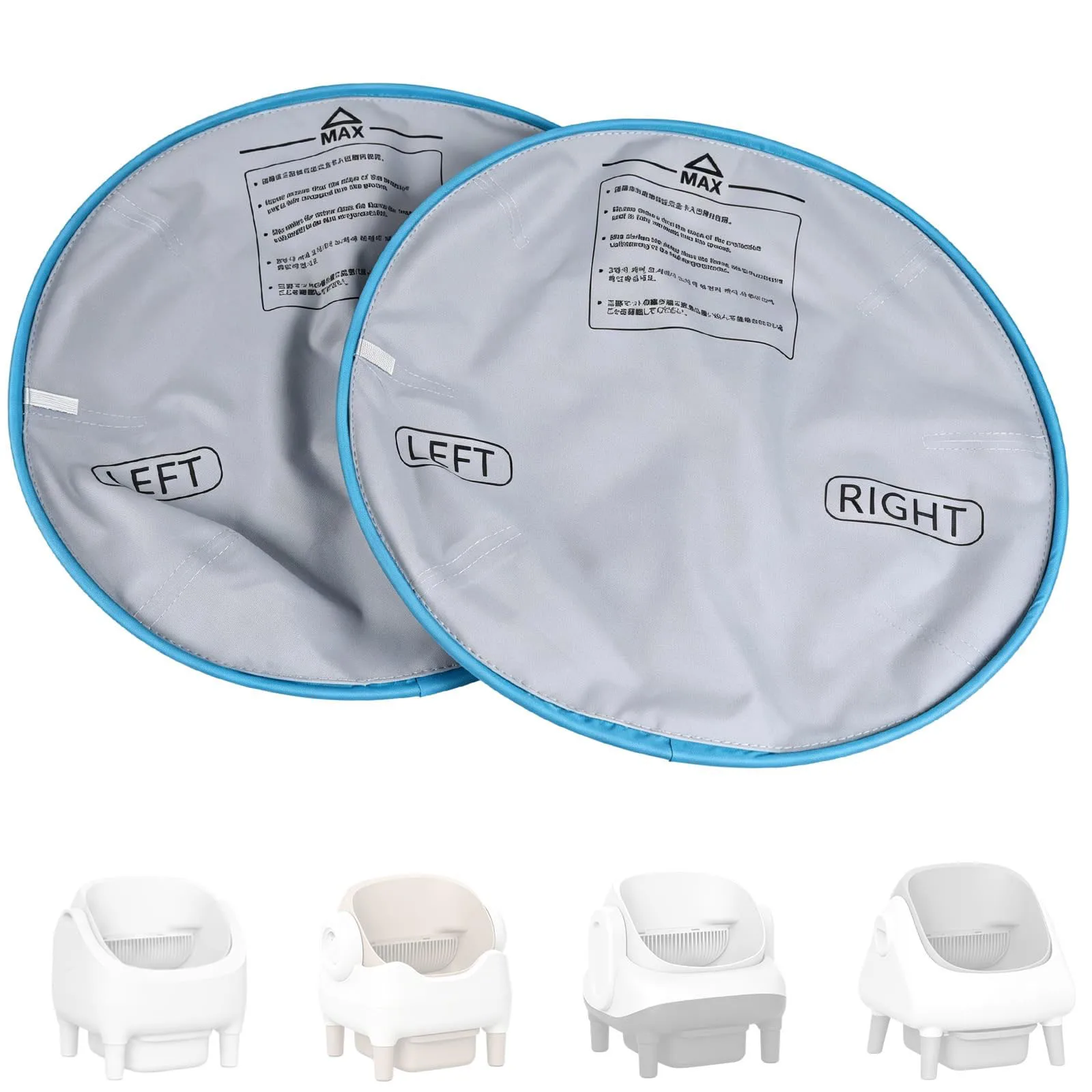 Replacement Cat Litter Mat,For Open-X Automatic Cat Litter Box,Anti-Stick Litter Pad,Self Cleaning Smart Cat Toilet Accessories