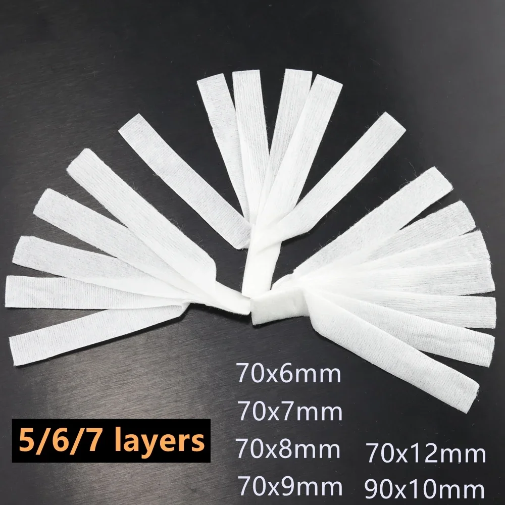 1000-50pcs Premium Oil Absorbent Mesh Cotton Strip High-Performance Multi-Purpose Wiping Cloth Car Towel Degreasing Cloth