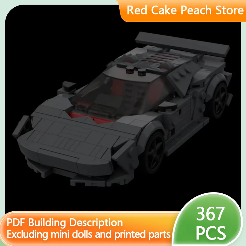 

Модель скоростного гоночного автомобиля MOC, строительные кирпичи, суперкар, концепция автомобиля, модульная технология, детские праздничные подарки, сборка игрушек, костюм