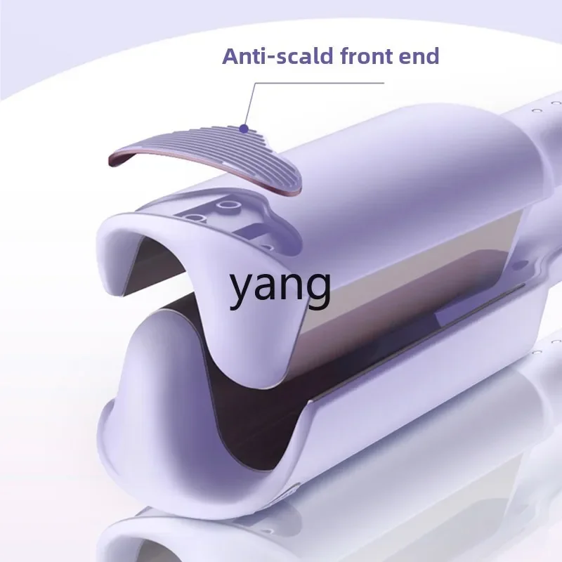 CX-hierro rizador con cabeza de rollo de huevo en v profundo, rollo de lana de huevo de 32mm, férula ondulada de agua, ajuste duradero