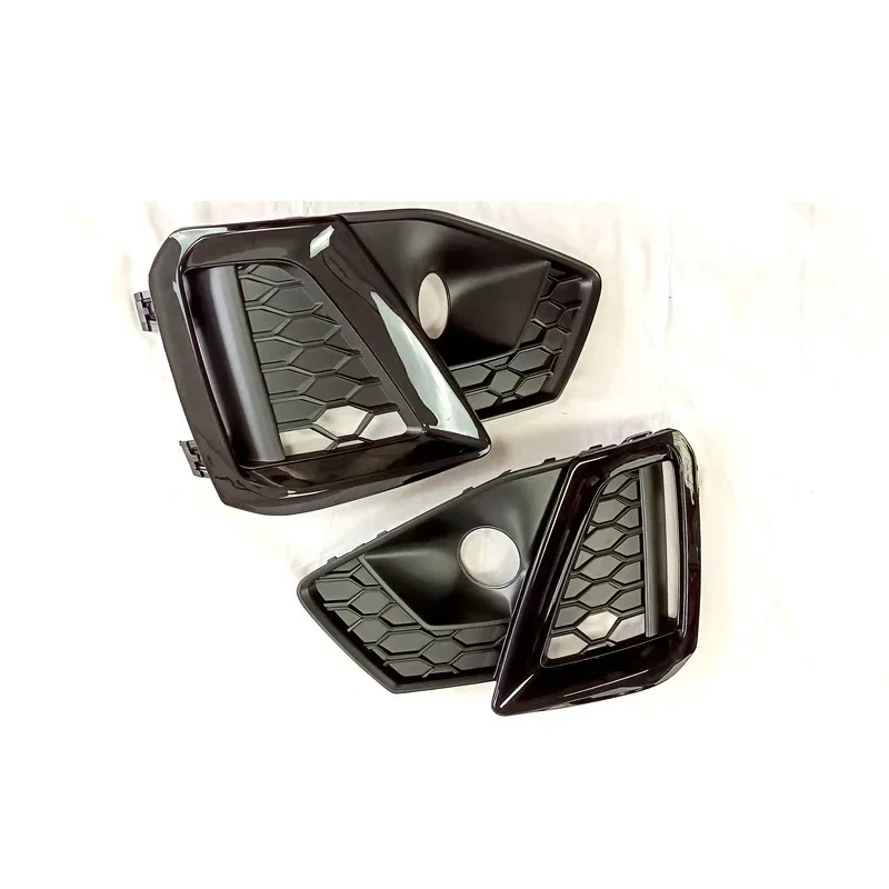 

Fog Light Grill for A4 Original Car Sports Edition ABS Glossy Black Car Fog Honeycomb Mesh Grille 2020 2021 2022 2023 2024