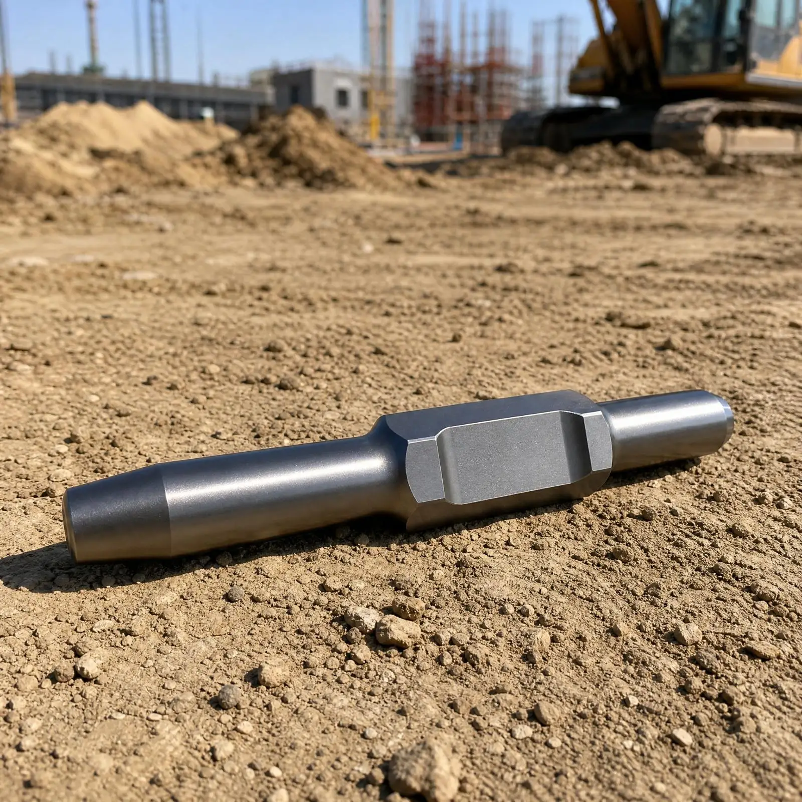 Lightweight Soil Compactor Tamper Alloy Steel Plate and Rod Set for Power Tool Conversion Landscaping Task