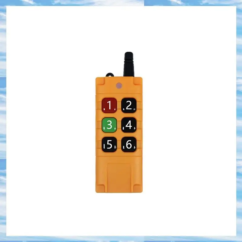 

T31C-3X High Power Waterproof Industrial Wireless Remote Control EV1527 Chip ASK 2000M Long Range 433Mhz 6 Button