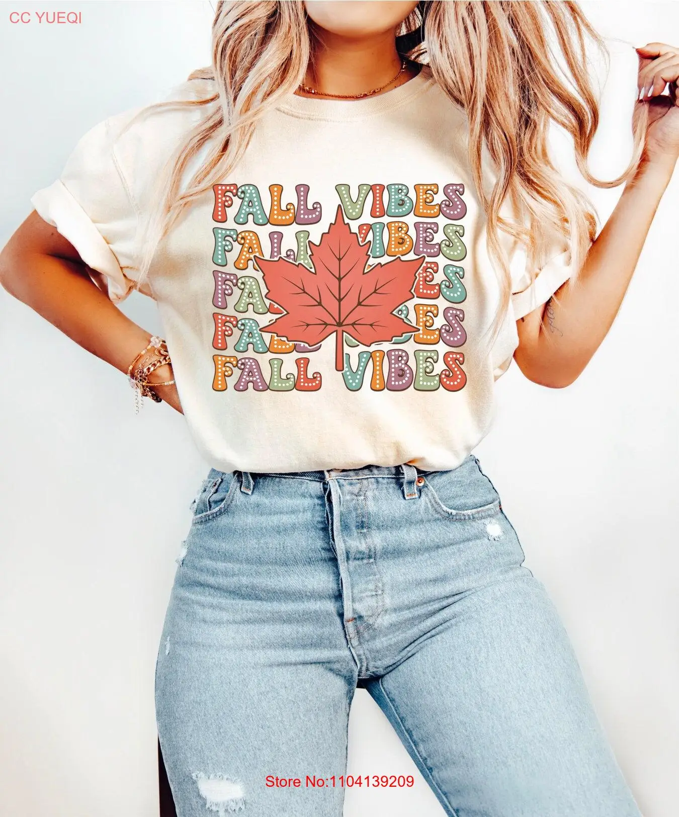 Retro Fall T Shirt for Women Cute Autumn s Plus size oversized teacher class long or short sleeves