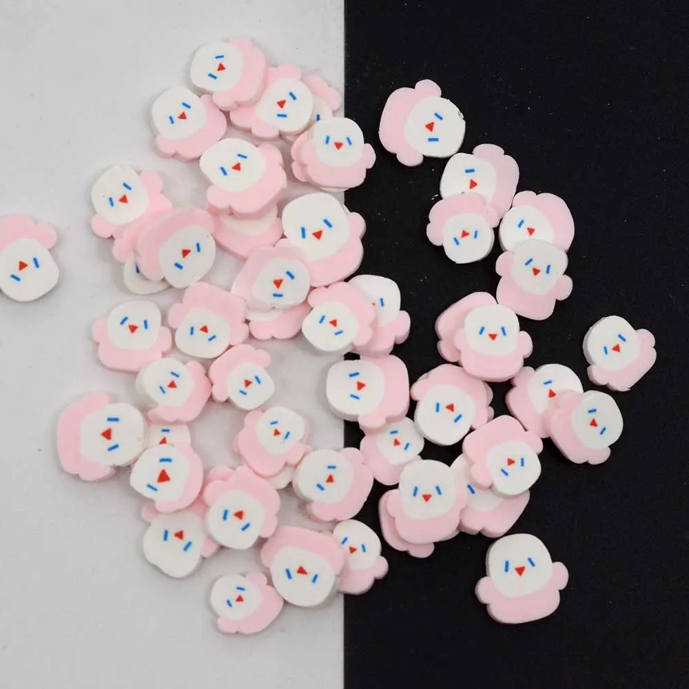100g Cartoon Polymer Clay 10MM Ghost Slices Mixed Candy Halloween Season Witches Sprinkles for Shakers DIY Crafts Project
