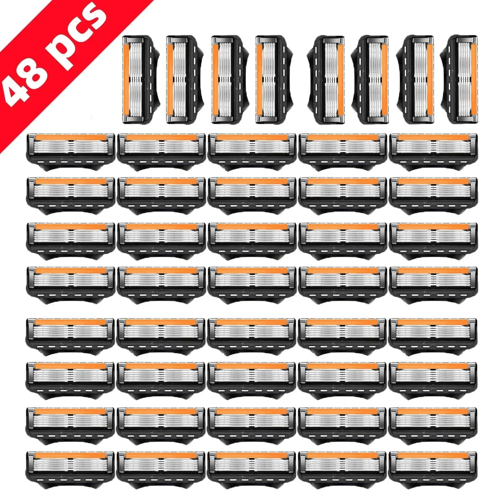 

Blade Razor for Men Shaver Manual Razor Blade Kit Holder Shaving Handle Face Hair Remove Beard Compatible