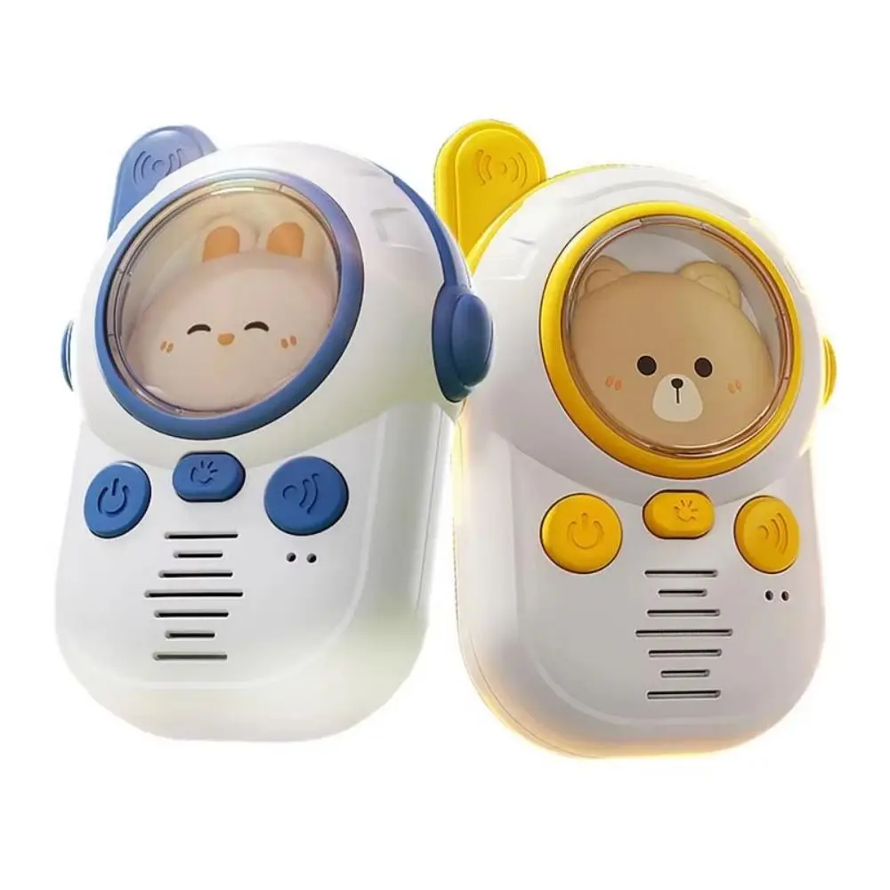 2Pcs Extended Range Kids Radio Toy Clear Sound Comfortable Grip Kids Walkie Talkies 300M Back Clip Kids Telephone Toy Adventures