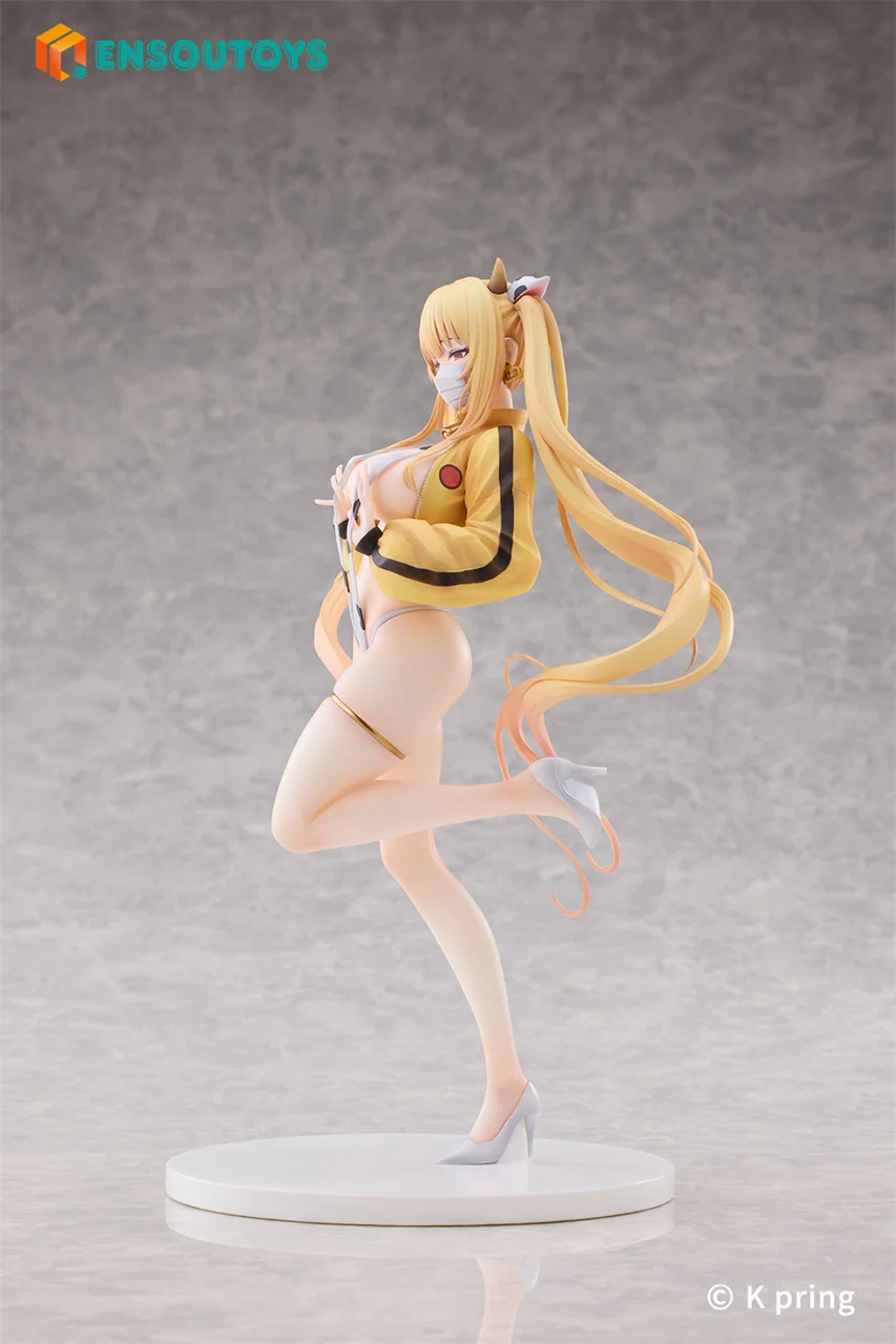 Original ENSOUTOYS Lilies Yuna Dairy Cow Edition PVC 26CM Anime Action Figure Collectible Model Dolls Ornament Gifts