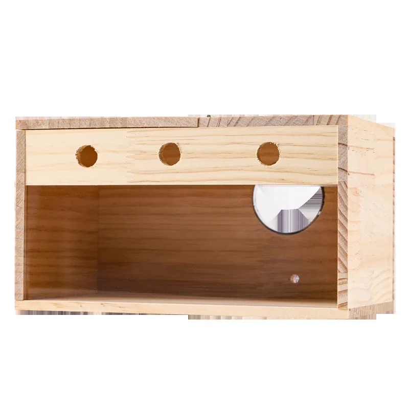 Transparent parrot breeding box Xuanfeng tiger skin peony bird supplies inner hanging bird's nest bird's nest bird's house nest