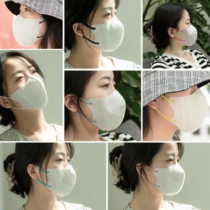 Printed Mask High Quality Breathable Mask Anti-dust Masks 3d Mask Comfortable Wear Disposable Three-dimensional Adjustable