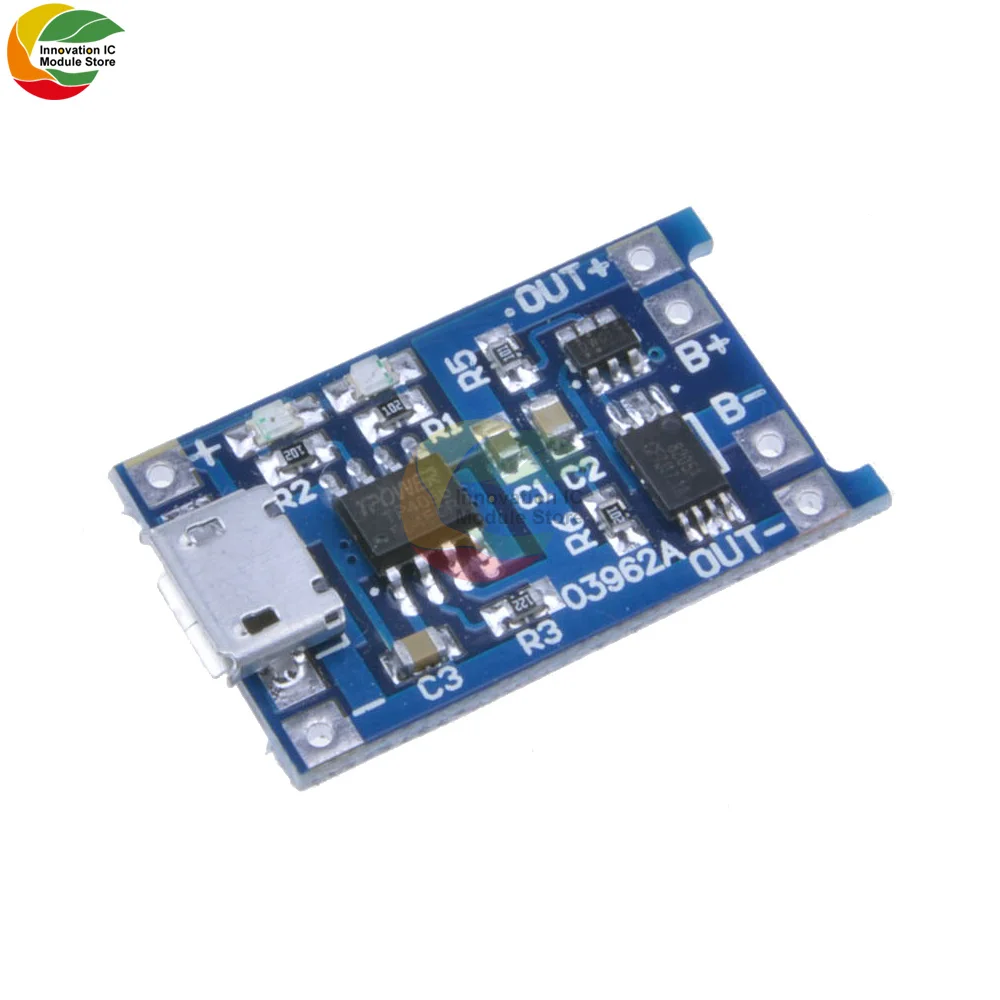 10Pcs TC4056A 5V1A Lithium Battery Charging Board With Protection Lithium Battery Charging Mini USB Interface TYPE-C/MICRO/MINI